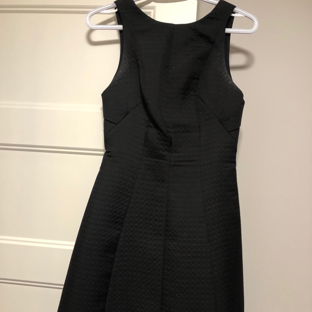 Simple textured black dress from Armani